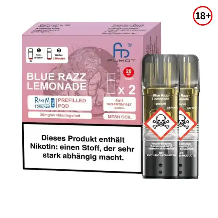 RandM Tornado by Fumot Blue razz Lemonade Pod Kaufen